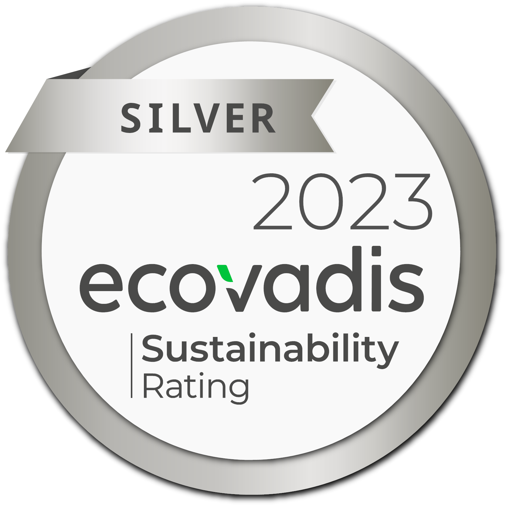 medaille d'argent 2023 ecovadis pour Knauf Industries
