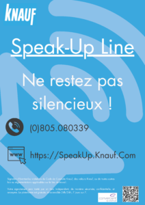 affiche de la speak-up-line Knauf pour signaler (page 2)