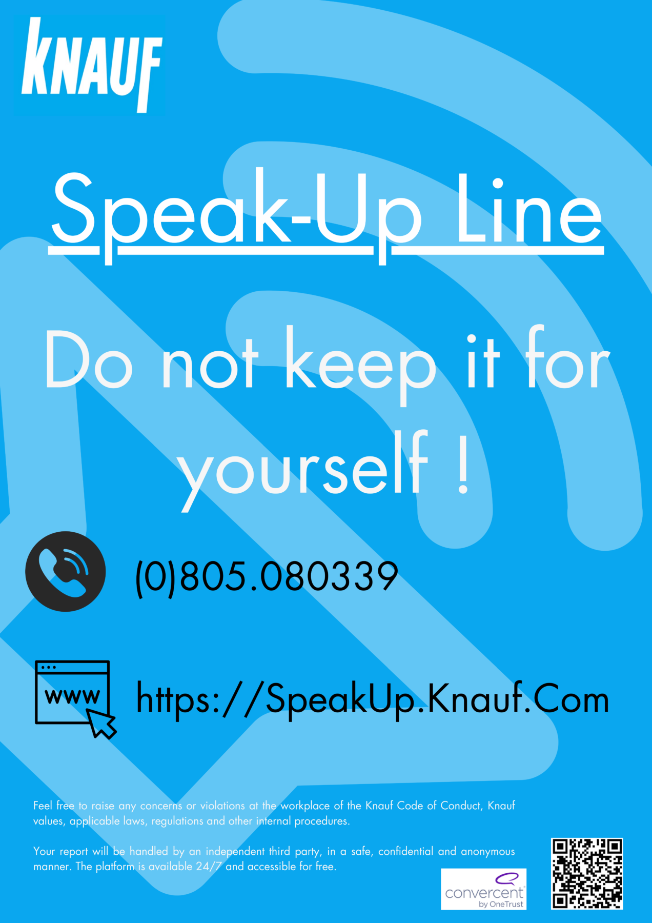 Knauf speak-up-line poster (page 3)