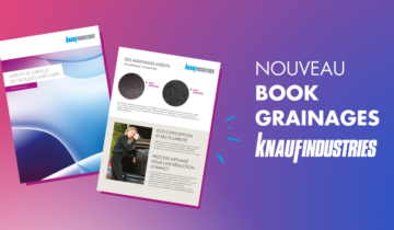 image pour illustrer l'article Knauf Industries sur son nouveau book grainages matières alvéolaires