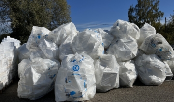 Image de sac Knauf Circular contenant du polystyrène recyclabe
