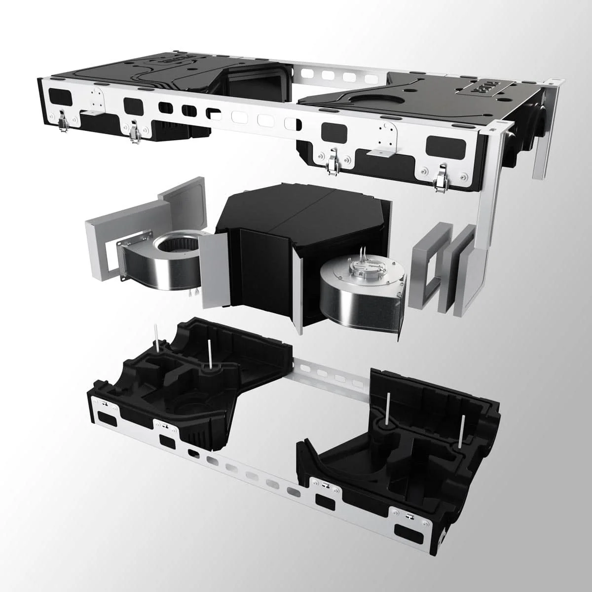 Reducing the weight in ventilation systems