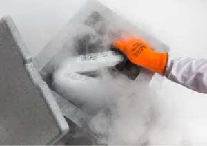 Caisse Frobox en PSE graphité avec glace carbonique