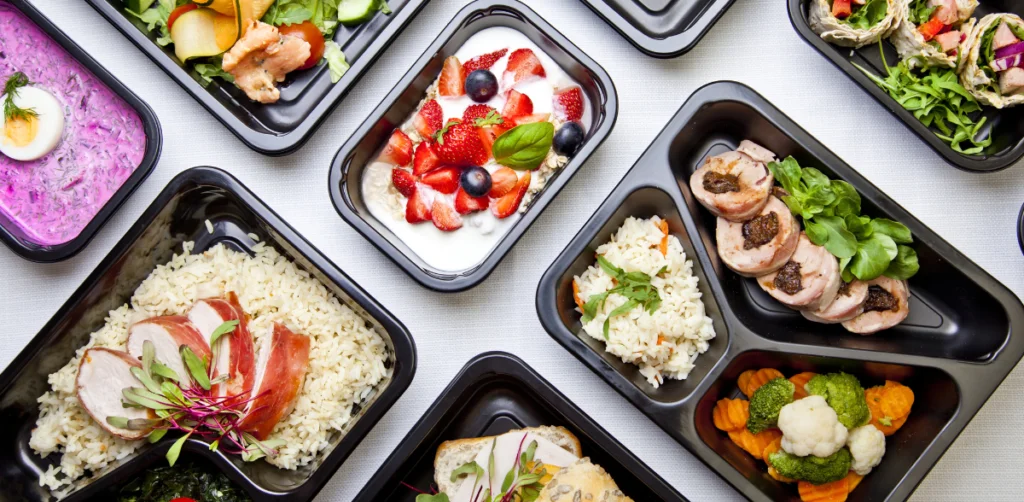 Barquettes alimentaires variées