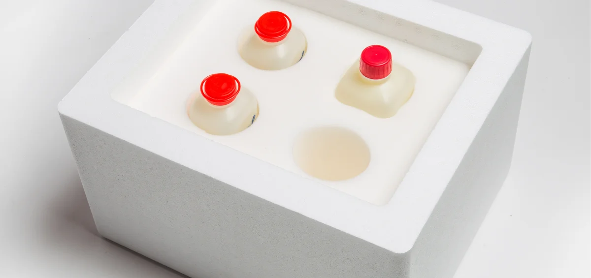 Caisse isotherme en PSE avec calages intégrés