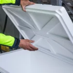 Ringbox avec couvercle ouverte