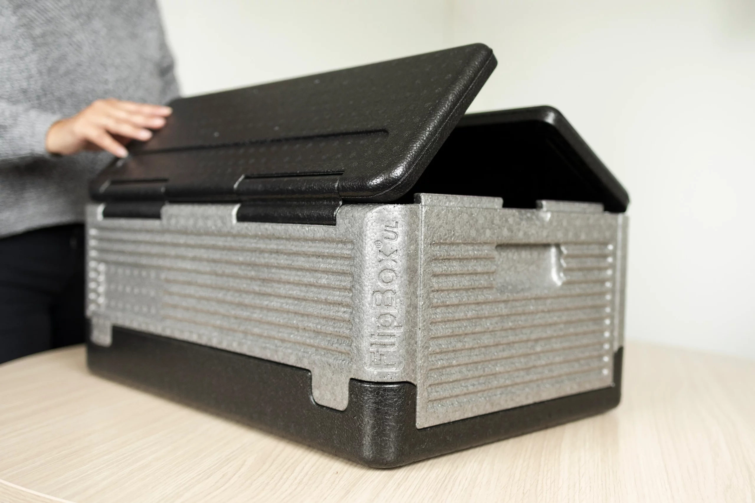 Bac en PPE pliable Flip Box