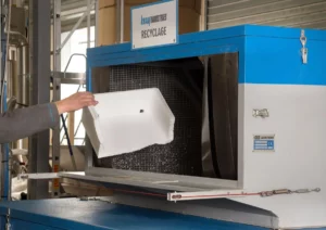 Broyeur de polystyrène expansé pour le recyclage